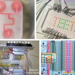 Metafluidics.org, a new MIT open-source website, supplies blueprints for microfluidic parts. Pictured are a few photographs from the website. 