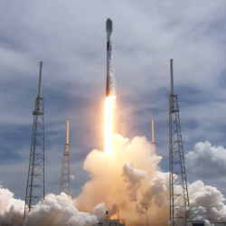 Spacex launches the Transporter-5 mission carrying 59 payloads, including Lincoln Laboratory’s Agile MicroSat. (Photo: SpaceX)