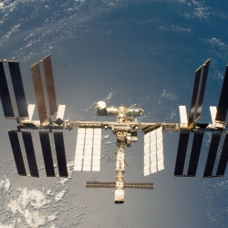The International Space Station will be outfitted with our ILLUMA-T laser terminal to provide optical communications. 