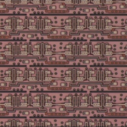 Photomicrograph of superconducting single-flux-quantum (SFQ) shift-register integrated circuit fabricated at Lincoln Laboratory.