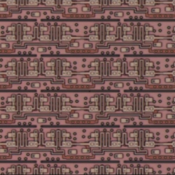 Photomicrograph of superconducting single-flux-quantum (SFQ) shift-register integrated circuit fabricated at Lincoln Laboratory. 