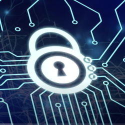 an illustration of a key lock protecting lines and nodes. 