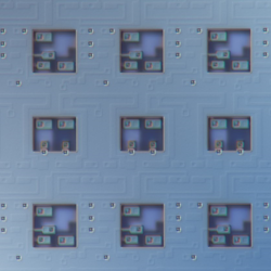 A magnified view of superconducting circuits.