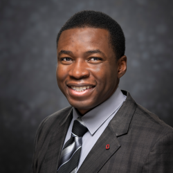 a formal portrait of Idahosa Osaretin 