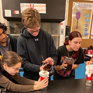 Students learn how to engineer a water filtration system