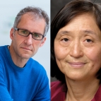A three-panel portrait compilation of Marc Baldo, Jacopo Buongiorno, and Hsiao-hua K. Burke.