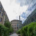 Exterior photo of an MIT campus building